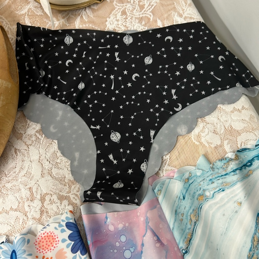 Six pairs size medium of women’s panties never been worn